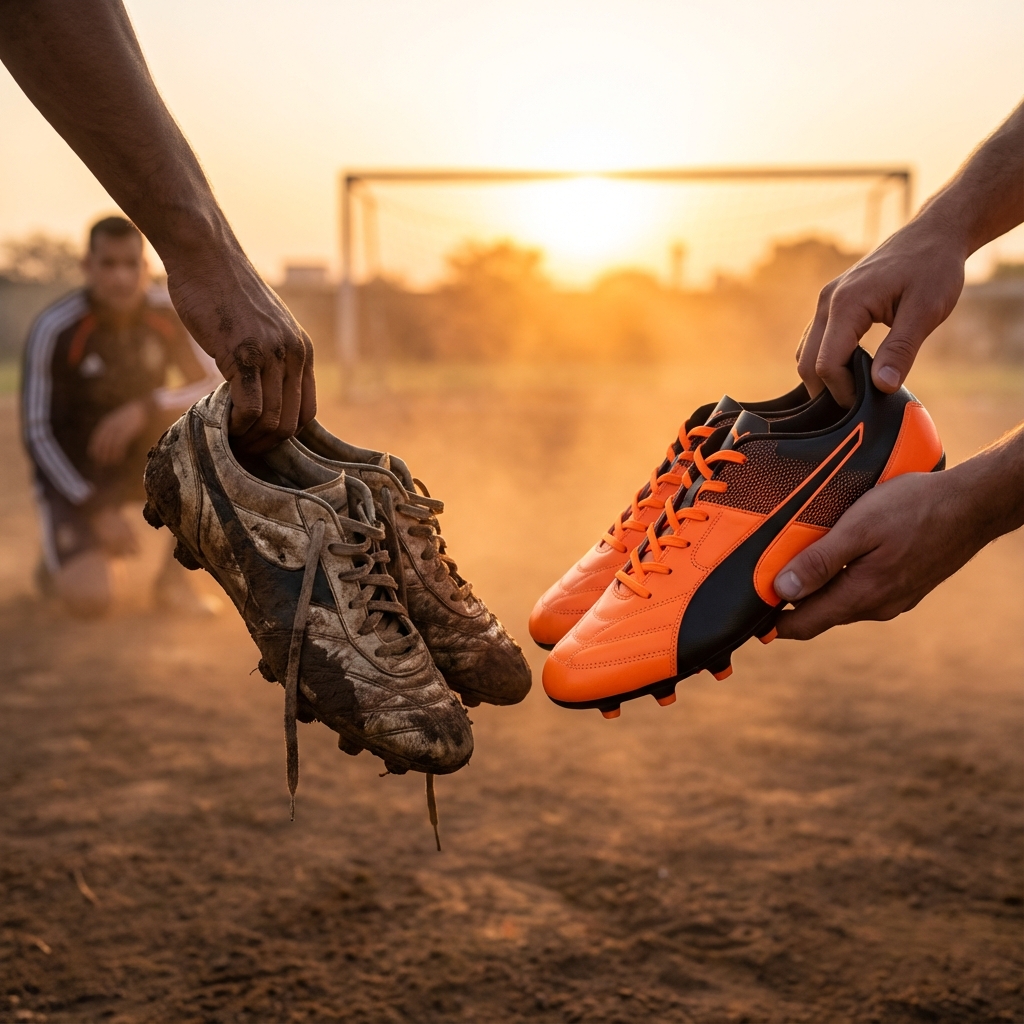 Old vs New Football Boots
